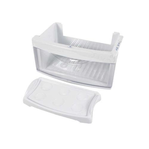 GE Refrigerator Vegetable Bin with Integrated Handle - WR32X10555