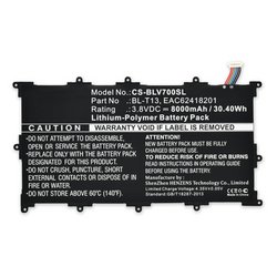 LG G Pad 10.1 Battery