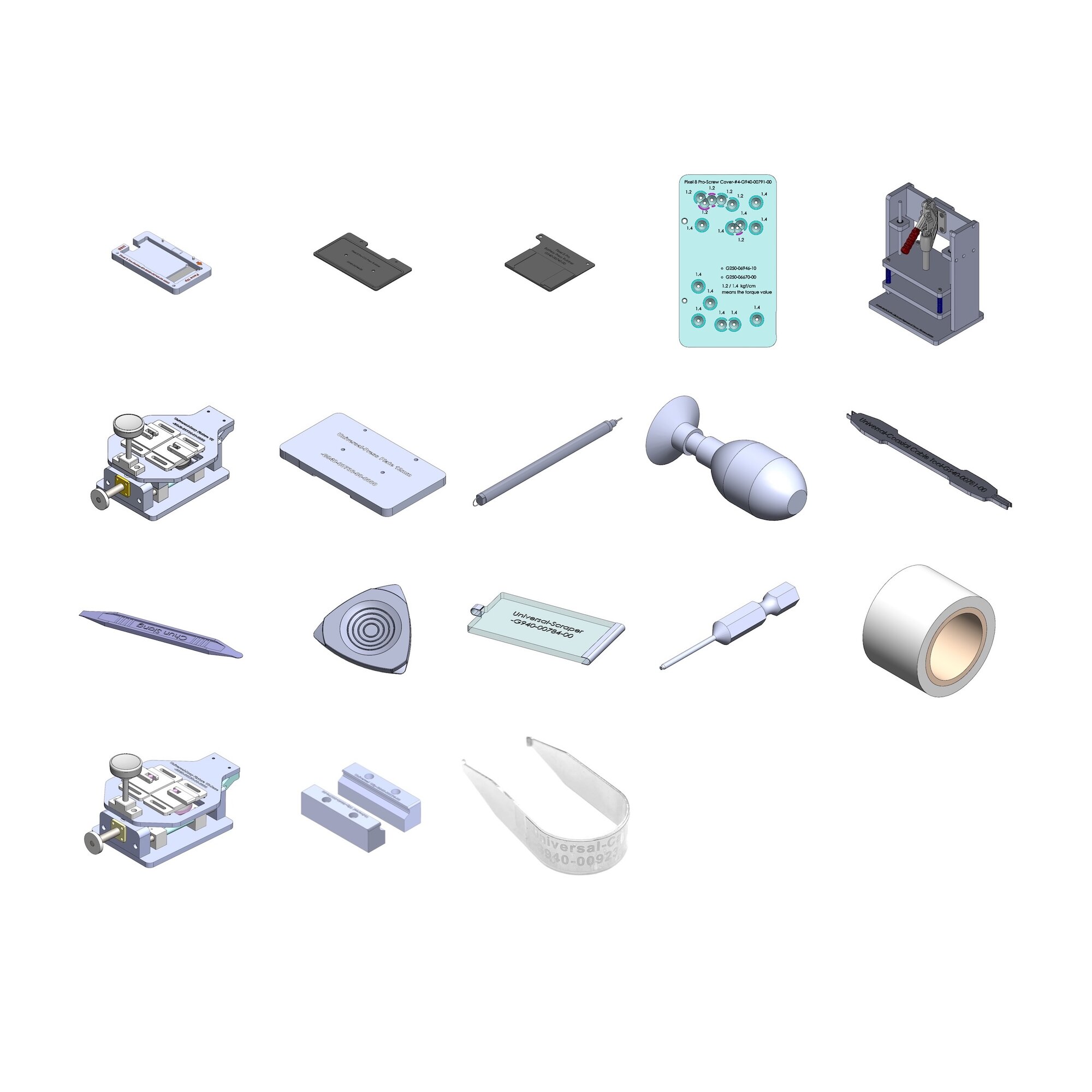 Tool Bundle for Google Pixel 8 Pro Repair