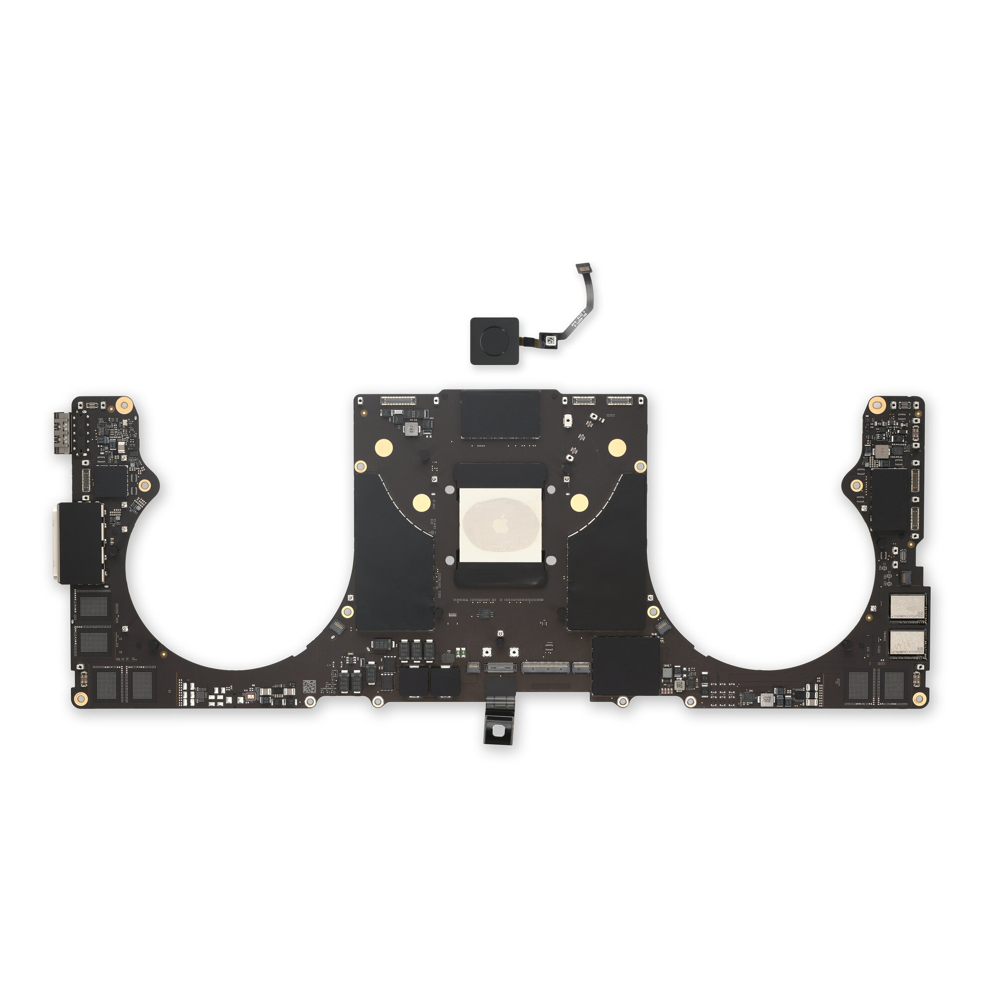 MacBook Pro 16" (2023 A2780) 12-Core CPU/19-Core GPU Logic Board with Paired Touch ID Sensor