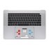 crwdns2886500:0Replace a scratched or dented upper case, malfunctioning keyboard, or malfunctioning touch bar for a 2018 or 2019 model 15" MacBook Pro with Retina Display.crwdne2886500:0