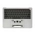 Replace an upper case, keyboard, touch bar, or battery compatible with the Mid 2018 or 2019 model 13" MacBook Pro Retina laptop. Image
