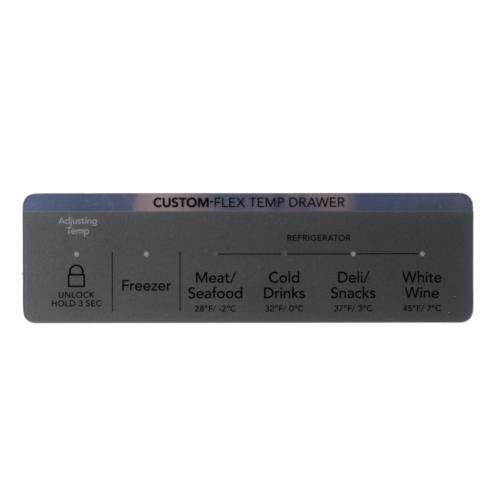 5304527898 - Frigidaire Refrigerator User Interface Overlay