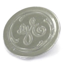 GE Refrigerator GEA Badge Flat Chrome - WR04X29375